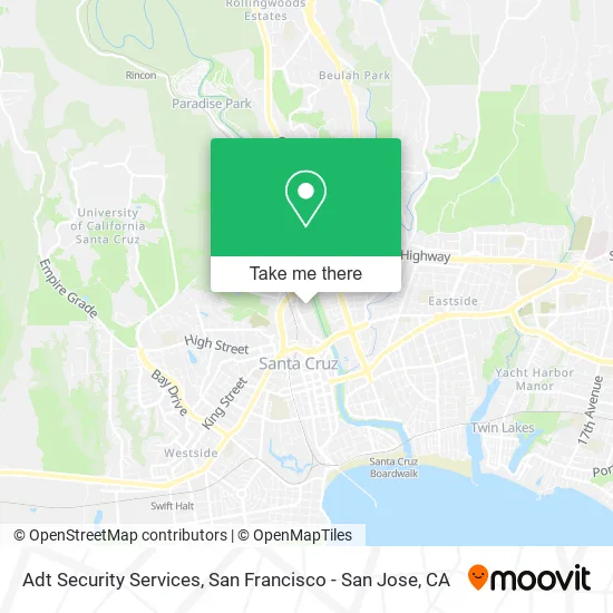 Adt Security Services map