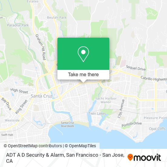 ADT A D Security & Alarm map