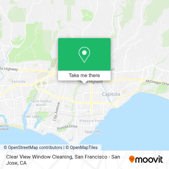 Clear View Window Cleaning map