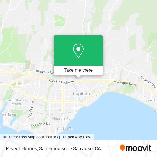 Revest Homes map