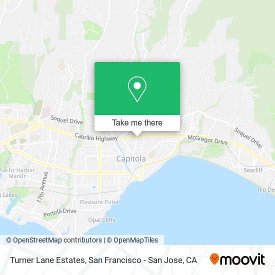 Turner Lane Estates map