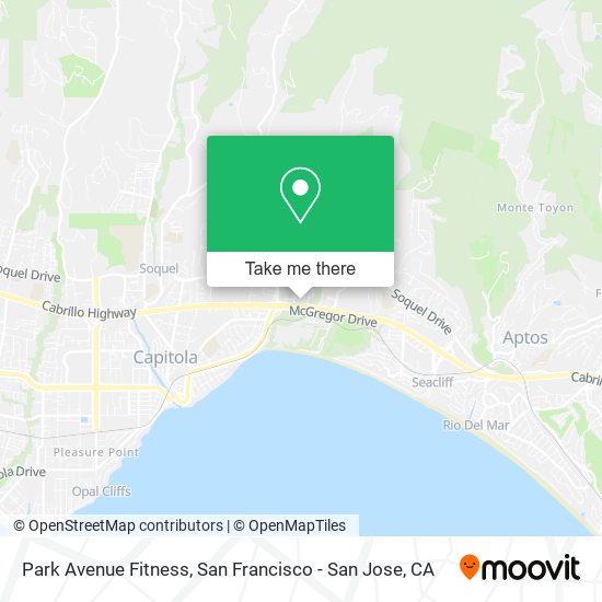 Mapa de Park Avenue Fitness