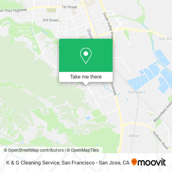 K & G Cleaning Service map