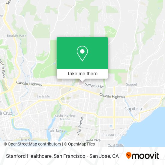 Mapa de Stanford Healthcare