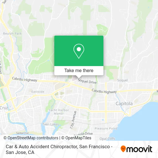 Car & Auto Accident Chiropractor map