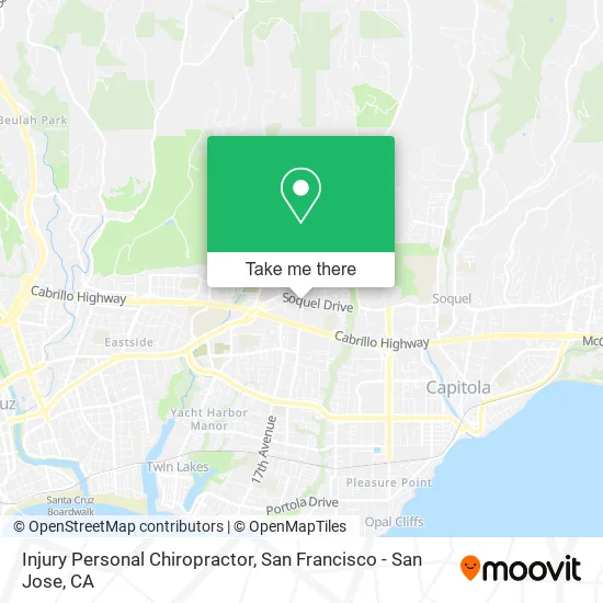 Injury Personal Chiropractor map