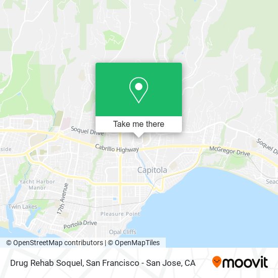 Drug Rehab Soquel map