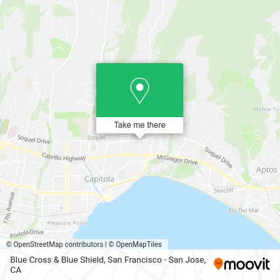 Blue Cross & Blue Shield map