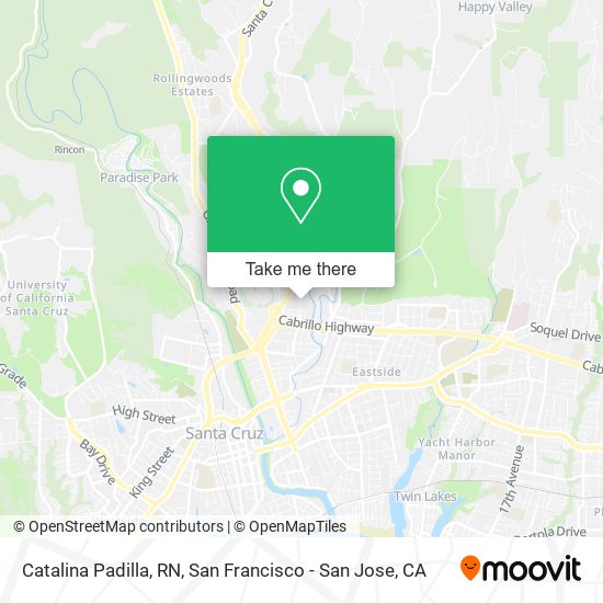 Mapa de Catalina Padilla, RN