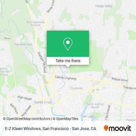 E-Z Kleen Windows map