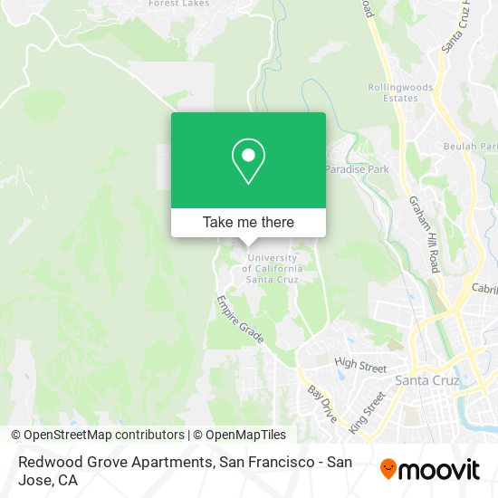 Redwood Grove Apartments map