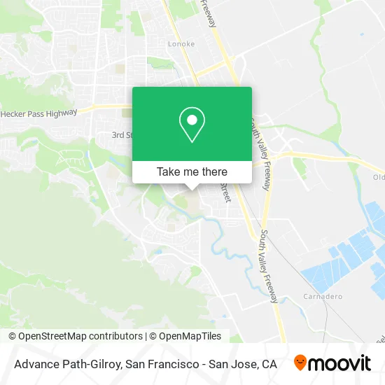 Advance Path-Gilroy map