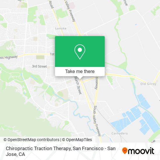Chiropractic Traction Therapy map