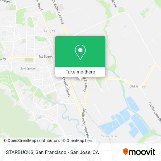 STARBUCKS map