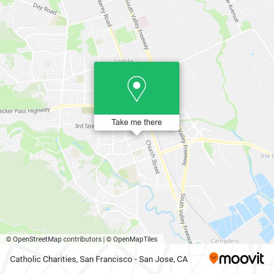 Catholic Charities map