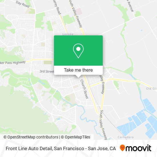 Front Line Auto Detail map