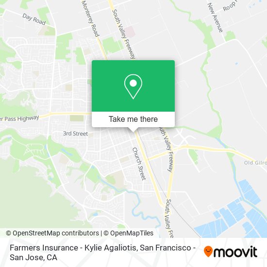 Farmers Insurance - Kylie Agaliotis map