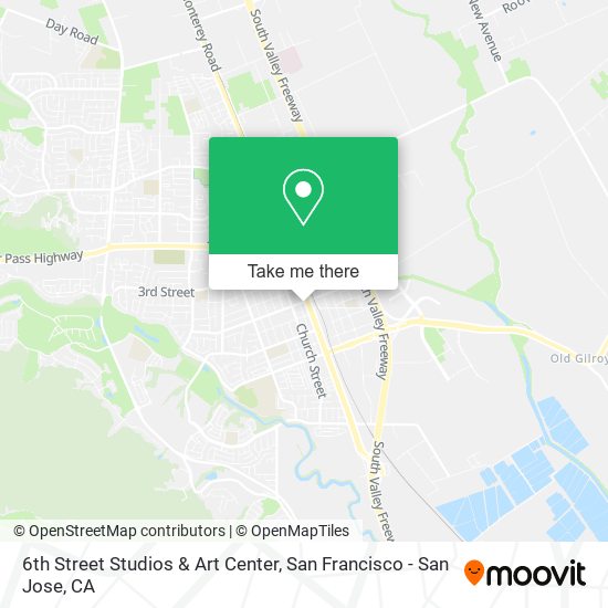 6th Street Studios & Art Center map