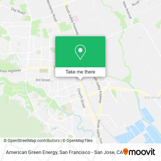 Mapa de American Green Energy
