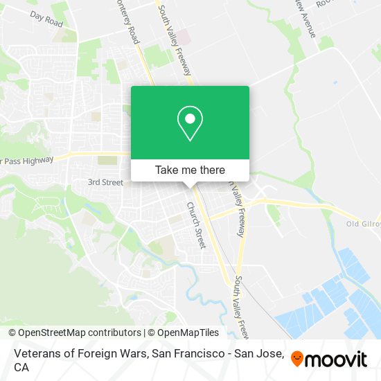 Veterans of Foreign Wars map