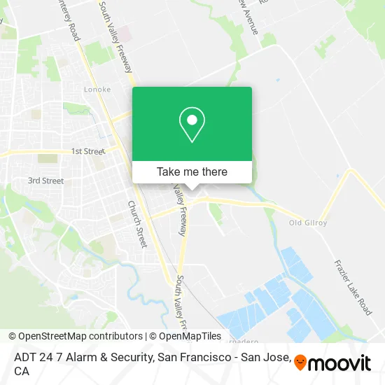 ADT 24 7 Alarm & Security map