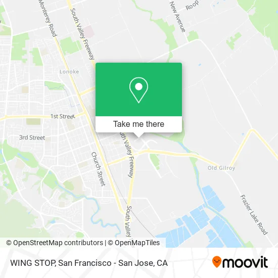 WING STOP map