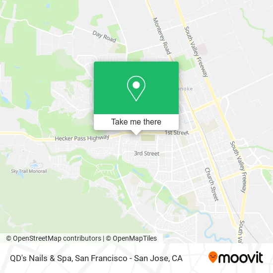 Mapa de QD's Nails & Spa
