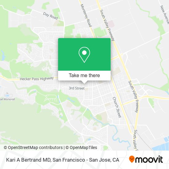 Mapa de Kari A Bertrand MD