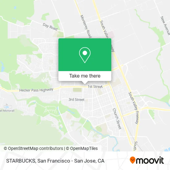 STARBUCKS map