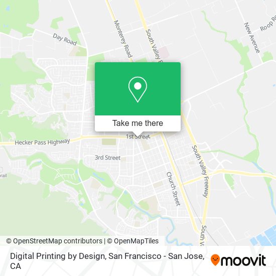 Digital Printing by Design map