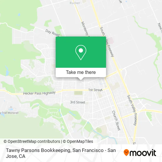 Mapa de Tawny Parsons Bookkeeping