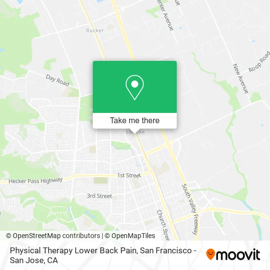 Mapa de Physical Therapy Lower Back Pain
