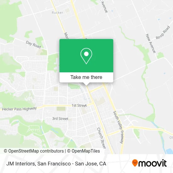 JM Interiors map