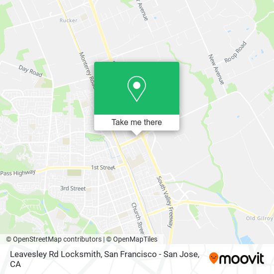 Leavesley Rd Locksmith map
