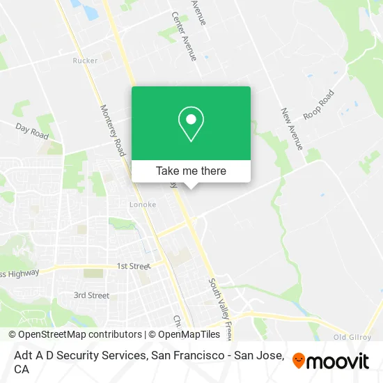 Mapa de Adt A D Security Services
