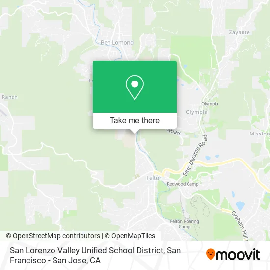San Lorenzo Valley Unified School District map