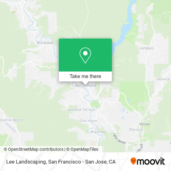 Mapa de Lee Landscaping