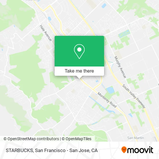 STARBUCKS map
