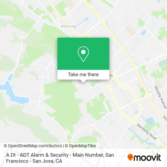 A Dt - ADT Alarm & Security - Main Number map