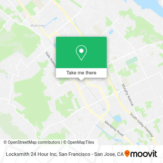 Locksmith 24 Hour Inc map