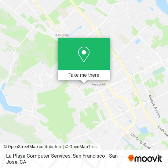 La Playa Computer Services map