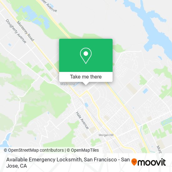 Mapa de Available Emergency Locksmith