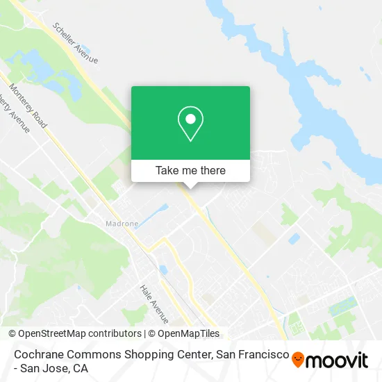Mapa de Cochrane Commons Shopping Center