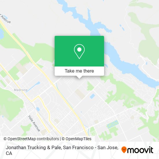 Jonathan Trucking & Pale map
