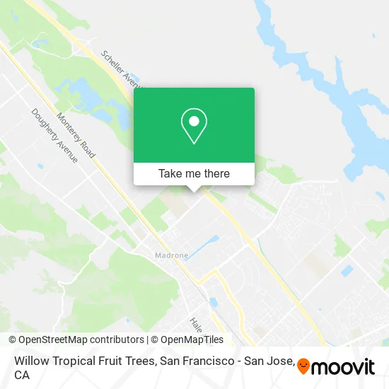 Willow Tropical Fruit Trees map