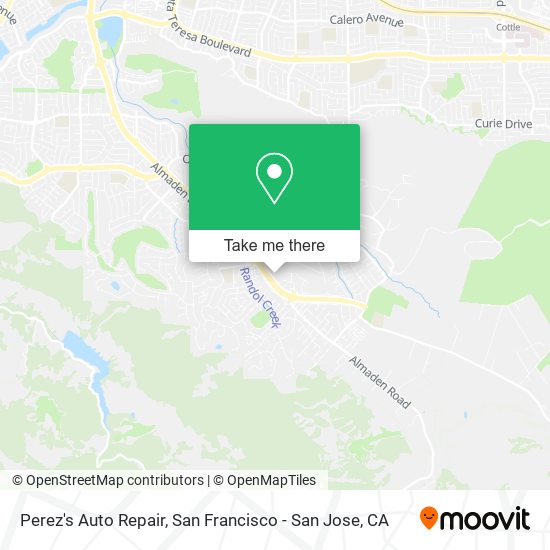 Perez's Auto Repair map