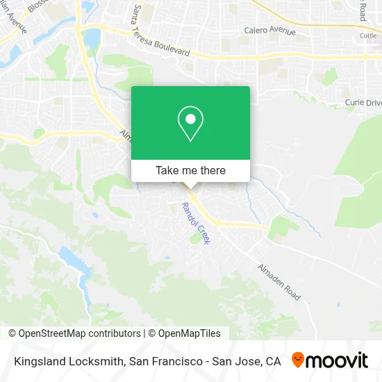 Kingsland Locksmith map