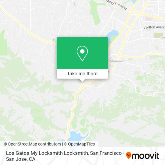 Los Gatos My Locksmith Locksmith map