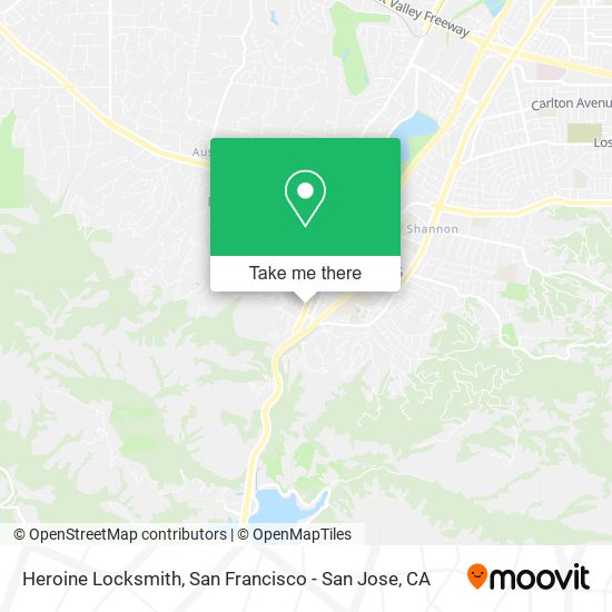 Heroine Locksmith map