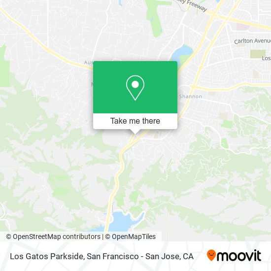 Los Gatos Parkside map